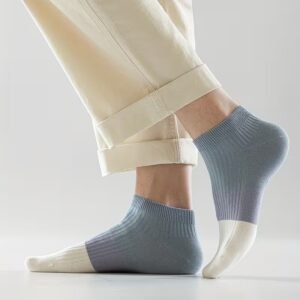 5 Pairs Low-Cut Breathable Cotton Socks